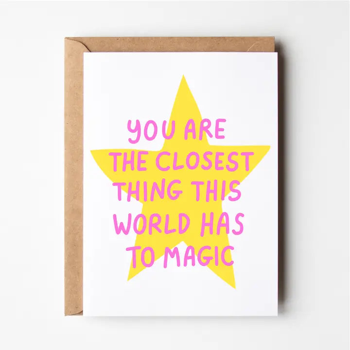 MAGIC MUM GREETING CARD