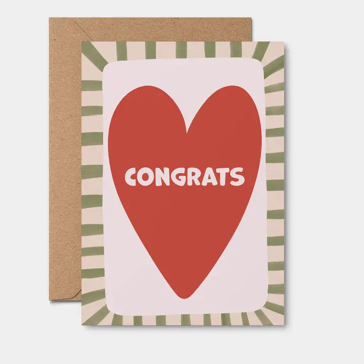 CONGRATS GREETING CARD