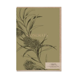 HAKEA CONGRATS GREETING CARD