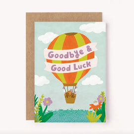 GOODBYE & GOODLUCK GREETING CARD