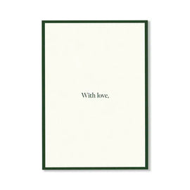 WITH LOVE GREETING CARD