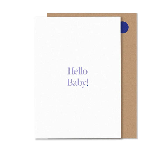 HELLO BABY GREETING CARD