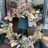 HUGE DRIED WREATH