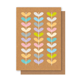 PASTEL PETALS Greeting Card