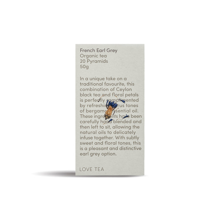 LOVE TEA - FRENCH EARL GREY - PYRAMID