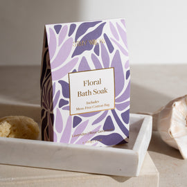 Floral bath soak - Lavender and Rose Geranium