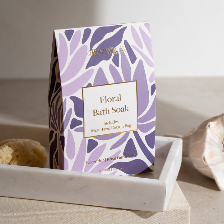 Floral bath soak - Lavender and Rose Geranium