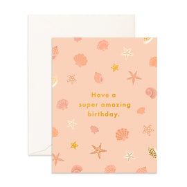 SUPER AMAZING BIRTHDAY GREETING CARD