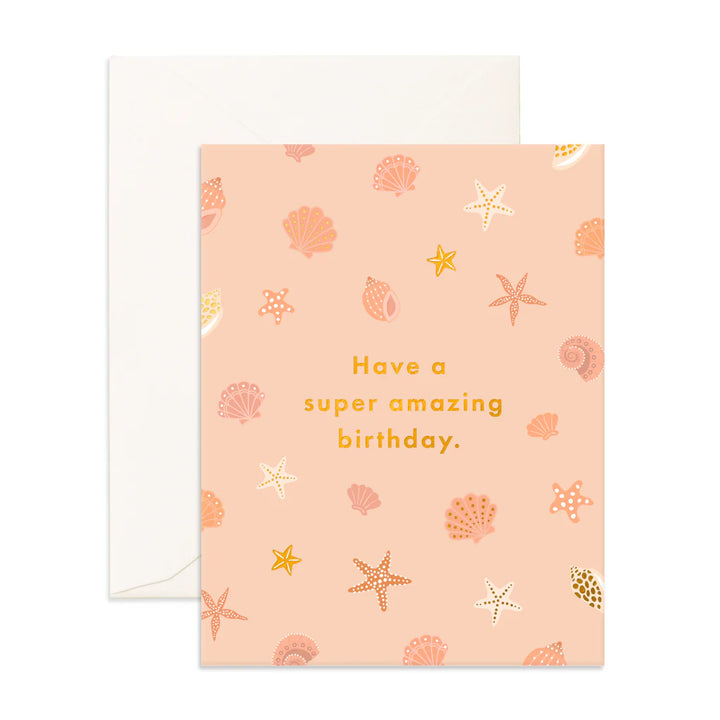 SUPER AMAZING BIRTHDAY GREETING CARD