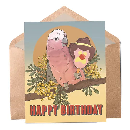 GALAH GREETING CARD