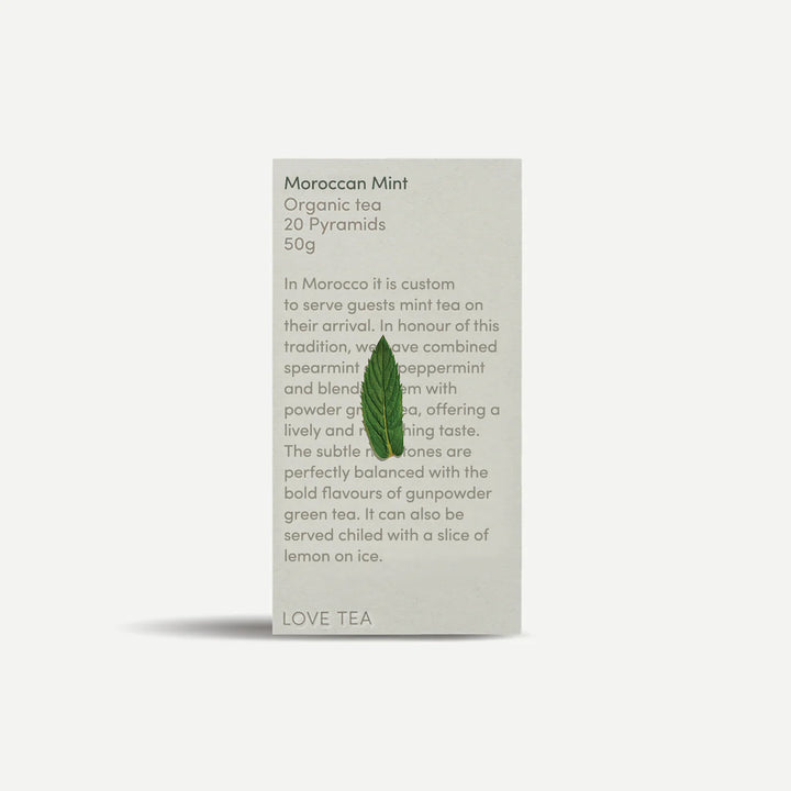LOVE TEA - MOROCCAN MINT - PYRAMIDS