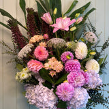 VALENTINE PASTEL VASE (DELIVERED ON 13th & 14th FEB ONLY)