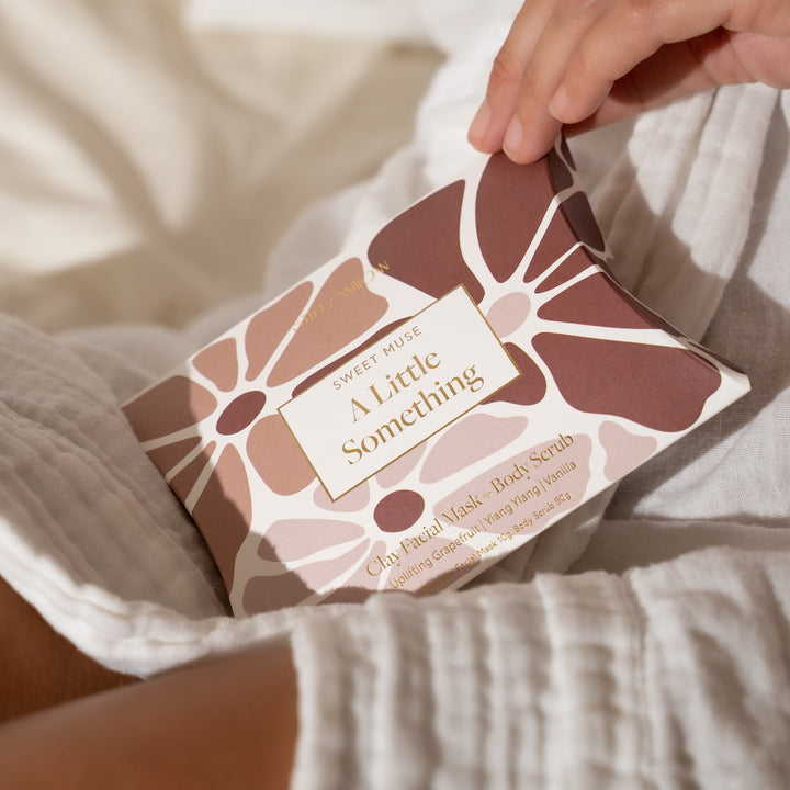 Clay facial mask and body scrub - Grapefruit, Ylang Ylang and Vanilla