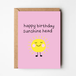 SUNSHINE HEAD GREETING CARD