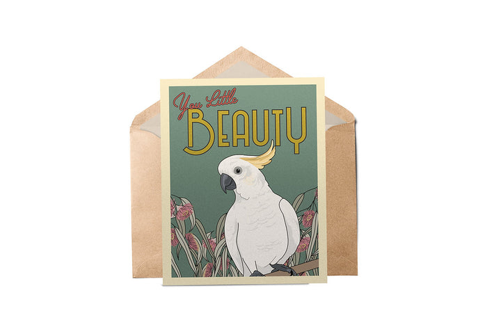 YOU LITTLE BEAUTY GREETING CARD