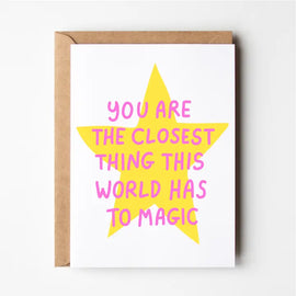 MAGIC MUM GREETING CARD
