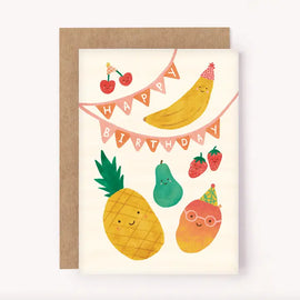 FRUIT PARTY BIRTHDAY CARD
