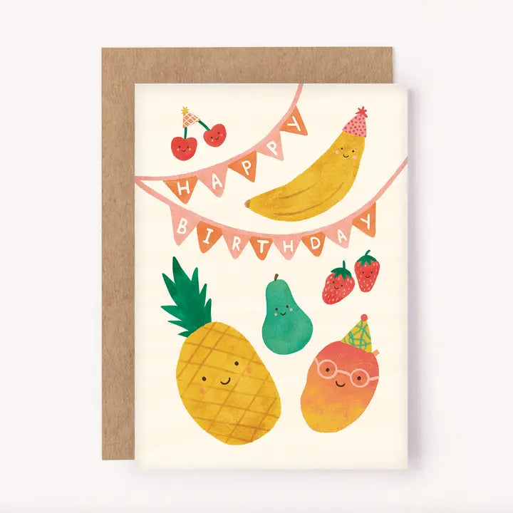 FRUIT PARTY BIRTHDAY CARD