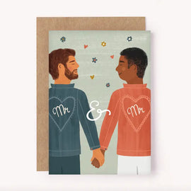 MR & MR WEDDING GREETING CARD