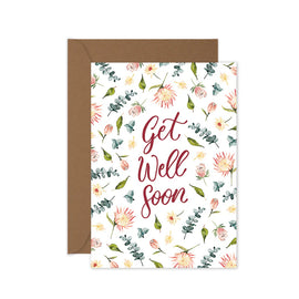 GET WELL SOON GREETING CARD