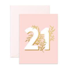 21 GREETING CARD