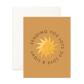 LOVE AND LIGHT GREETING CARD