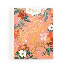 SO GRATEFUL FOR YOU GREETING CARD